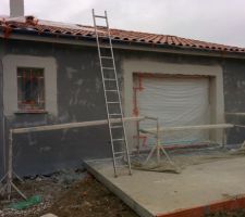 1 er couche et contour de fenetres