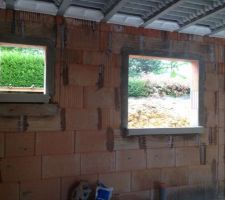 Pose des appuis de fenetres