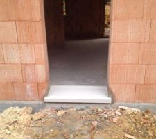 Pose des appuis de fenetres