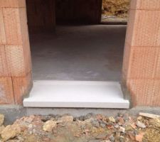 Pose des appuis de fenetres