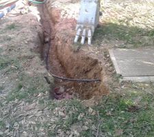 Terrassement commenc&eacute;!