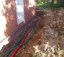 Passage pour l'engin de chantier