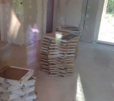 Carrelage livré ! Vivement la pose !