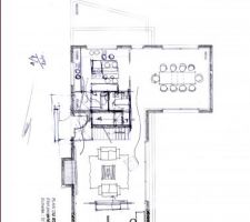 Changement sur la cuisine et la taille de la salle a mangée