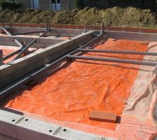 Réseau EU et EV dans le vide sanitaire