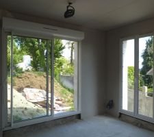 Cloisons mont&eacute;es