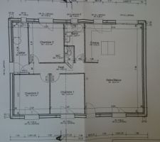 Plan de la maison (85m²)