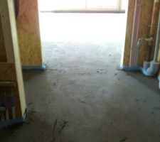 Chape ciment maison