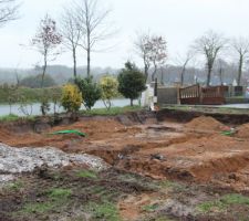 Ouverture du chantier, d&eacute;but du terrassement