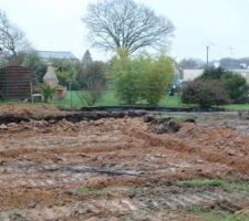 Ouverture du chantier, début du terrassement