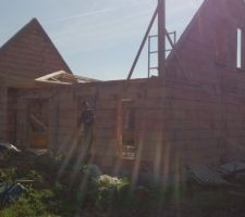 Enfin les pignons se terminent!