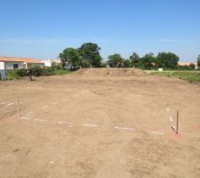 Terrain decaper maison tracee