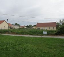 Mise en place du panneau de permis de construire