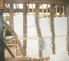 Commencent remplisage colombage