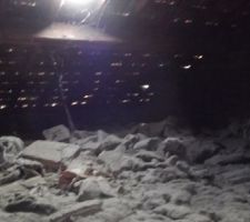 Combles avant 'nettoyage'