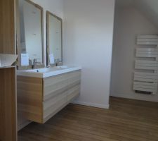 Salle de bain, vasque et meuble Ikea