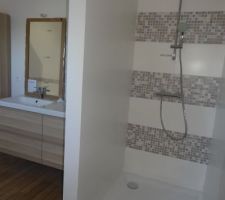 Douche salle de bain (en attente de sa porte...)